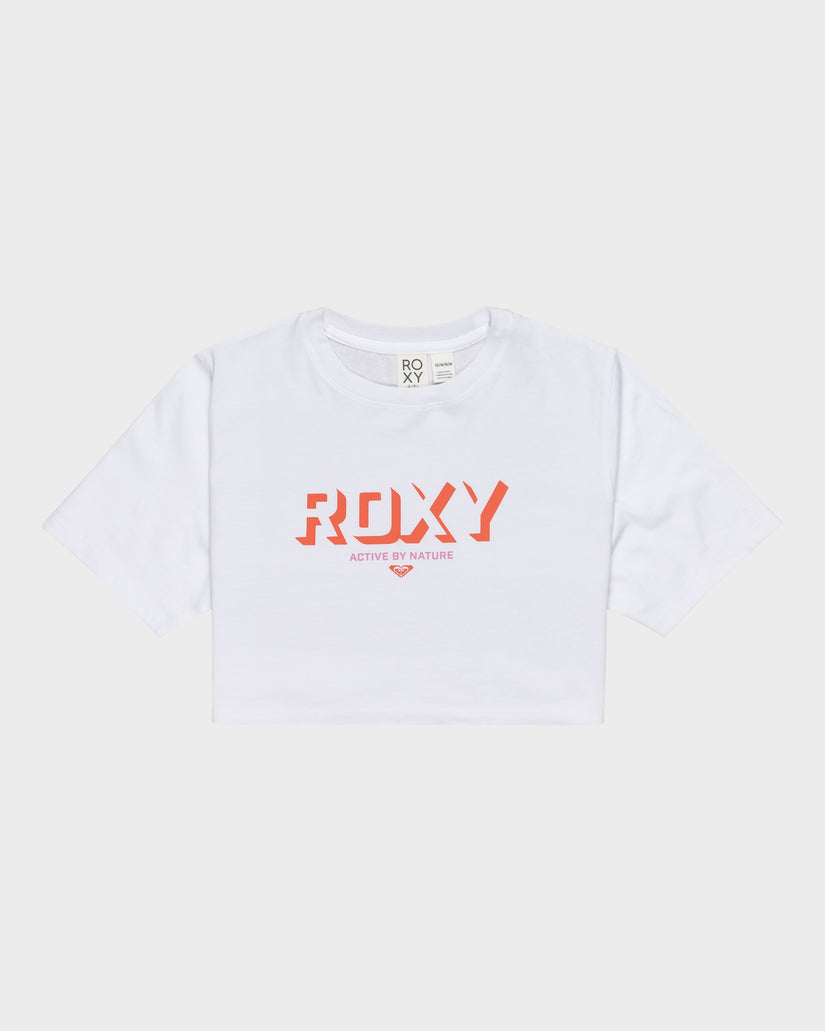 Girls 8-16 Active Teenager Crop T-Shirt