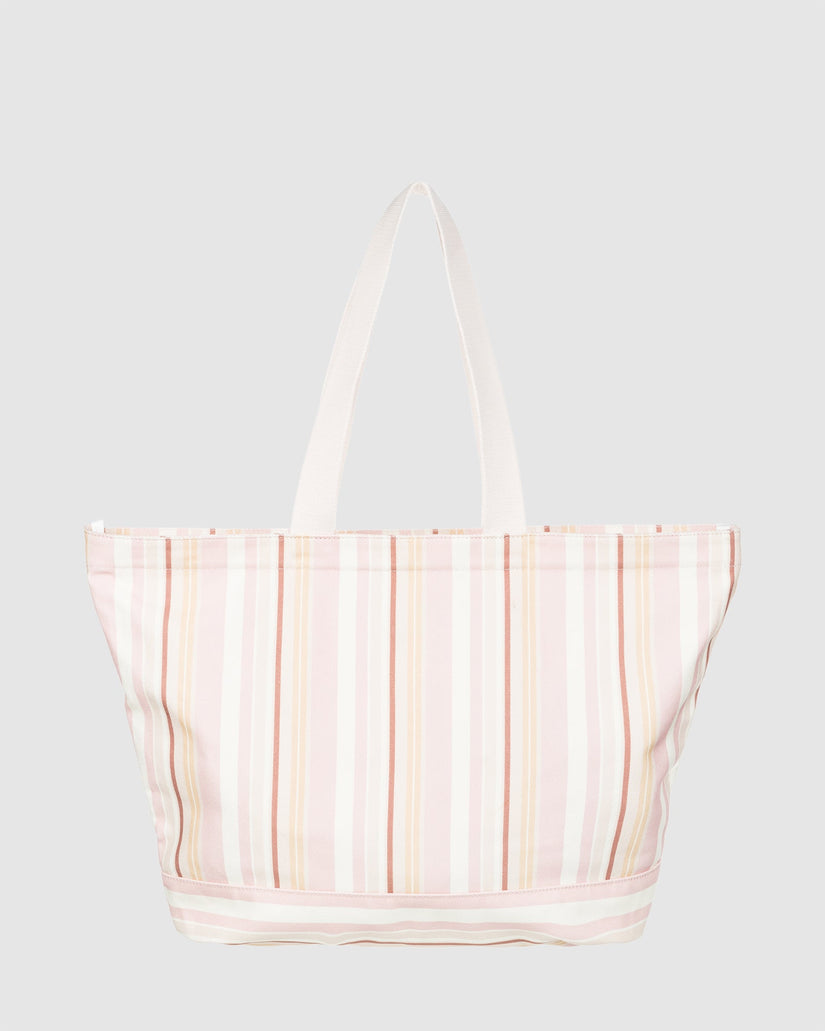 Womens Strippy Beach Bag