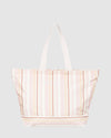 Womens Strippy Beach Bag