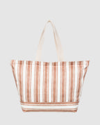 Womens Strippy Beach Tote Bag