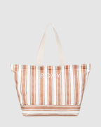 Womens Strippy Beach Tote Bag