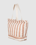Womens Strippy Beach Tote Bag