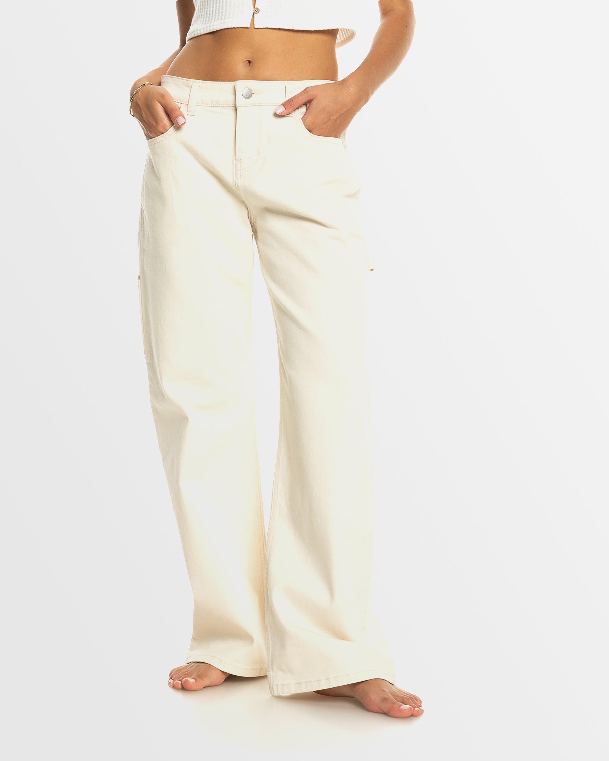 Womens Finley Worker Carpenter Denim Jeans