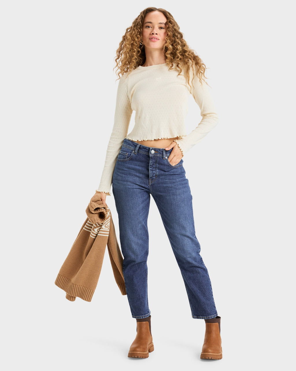 Womens Patti Straight Denim Jeans