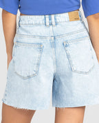 Womens Morning Splendour Mid Denim Shorts