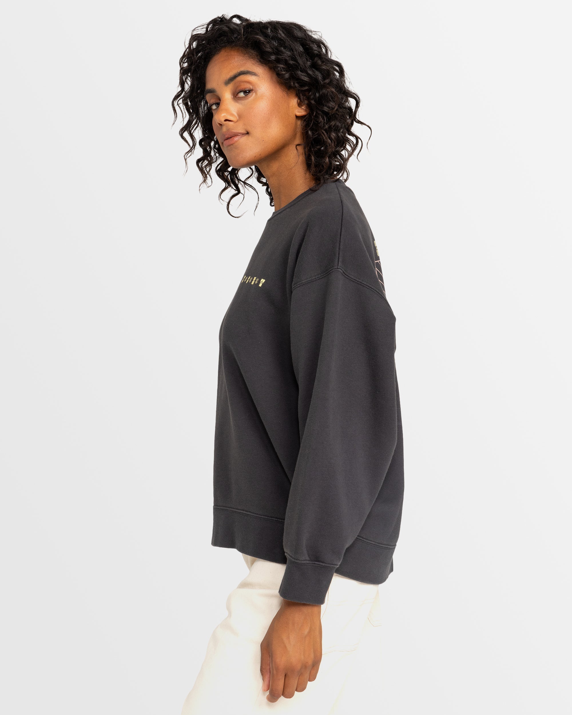 Womens Line Up Crew Neck