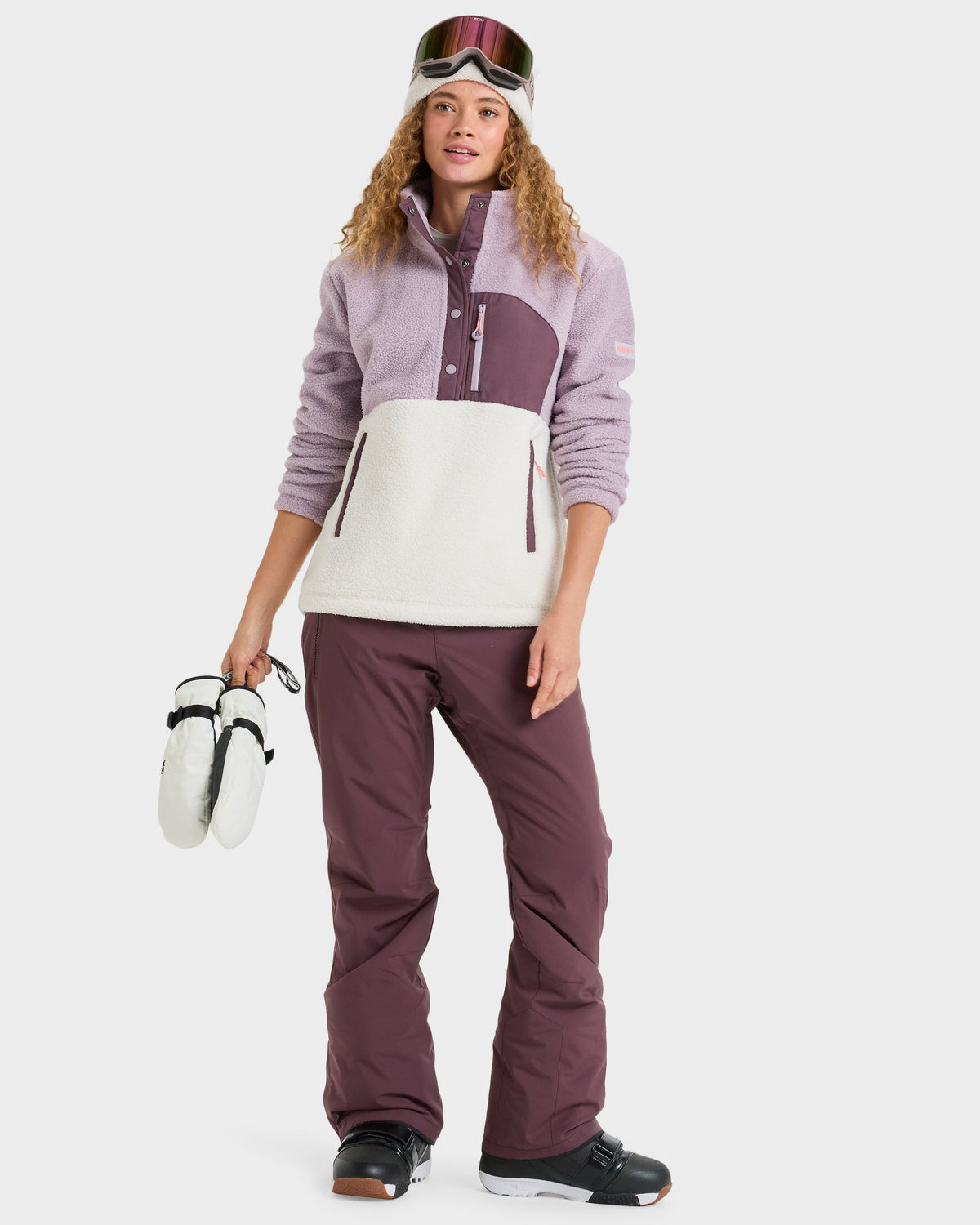 Womens Alabama Mock Neck Half Zip Fleece Jumper