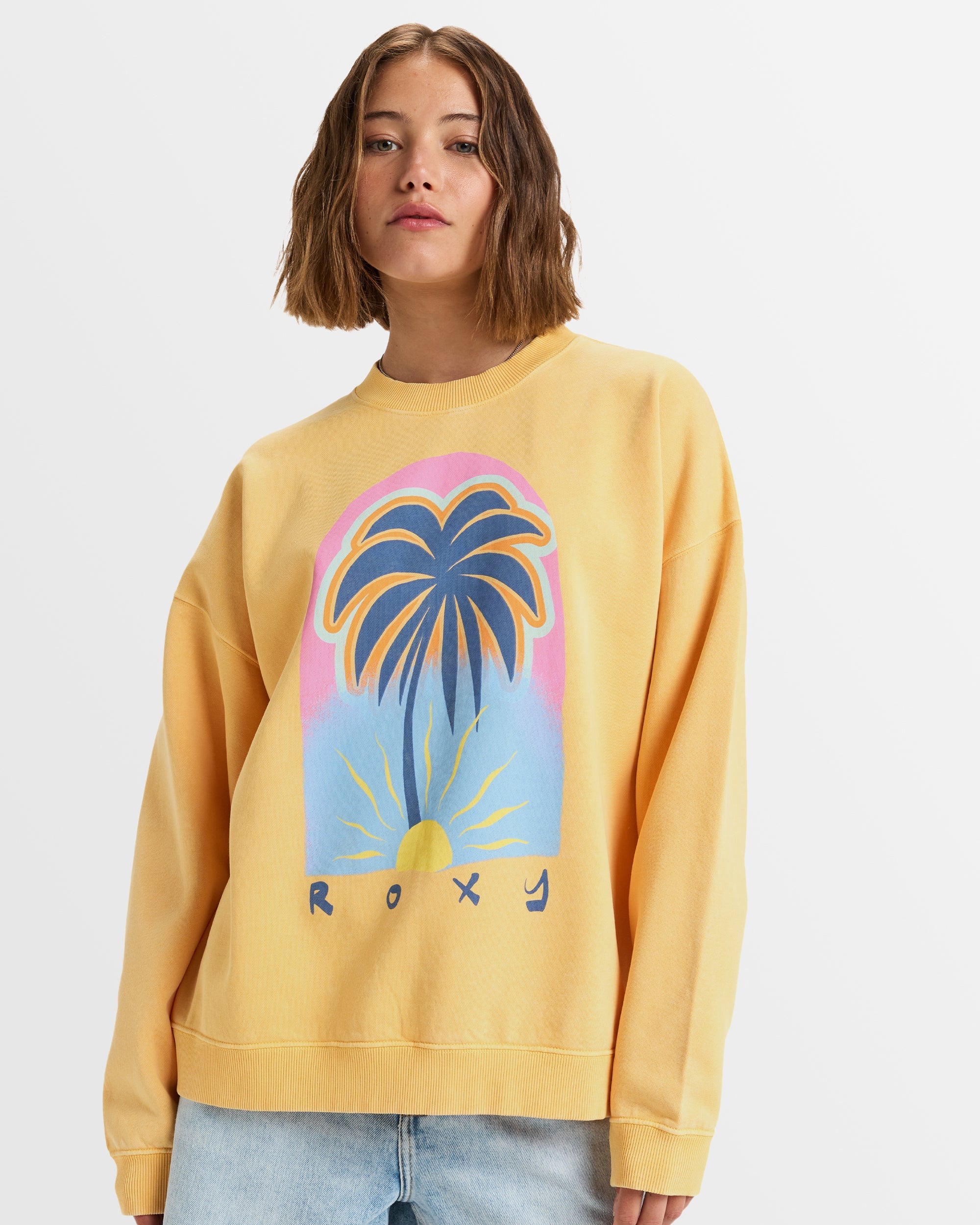 Womens Oz Lineup Oversized Crew Neck