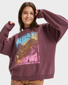 Womens Lineup Oversized Crew Neck