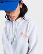 Womens Lineup Oversized Pullover Hoodie
