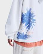 Womens Lineup Oversized Pullover Hoodie