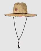 Womens Pina To My Colada Straw Sun Hat