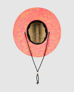 Womens Pina To My Colada Printed Straw Hat