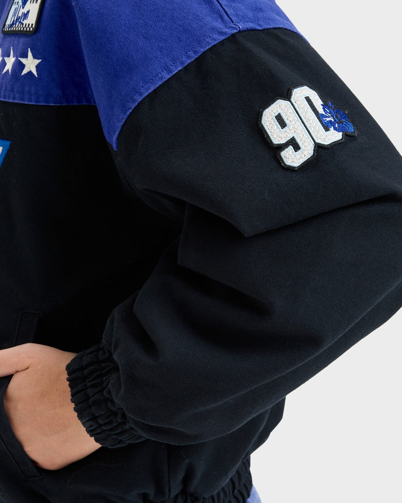 Womens Chloe Kim Moto Bomber Jacket