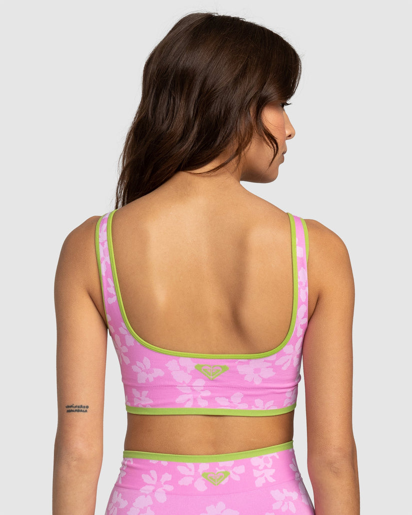 Womens Chill Out Jacquard Sports Bra