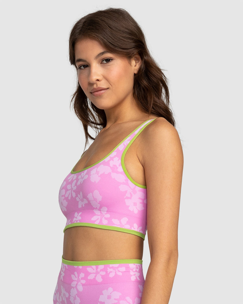 Womens Chill Out Jacquard Sports Bra
