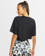 Womens Beach Bound Short Sleeve Crop Top
