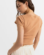 Womens Roxy All Day Crop Top