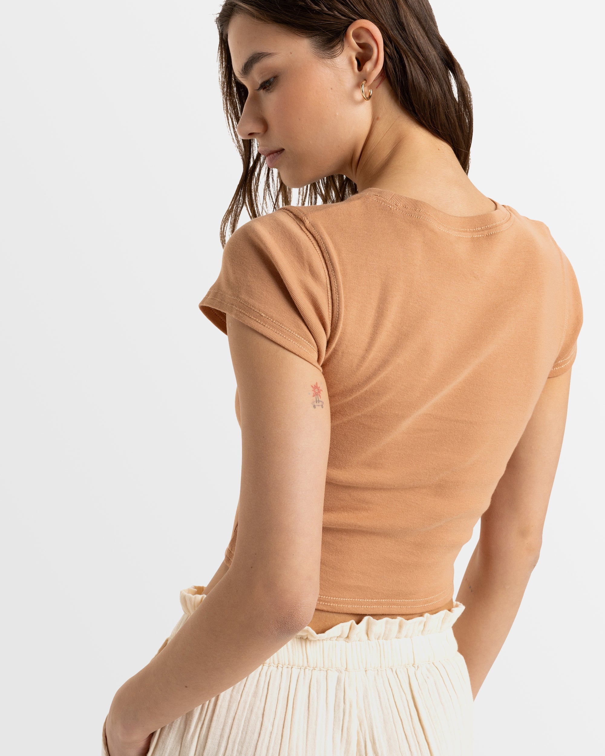 Womens Roxy All Day Crop Top