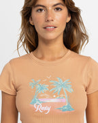 Womens Roxy All Day Crop Top