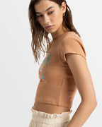 Womens Roxy All Day Crop Top