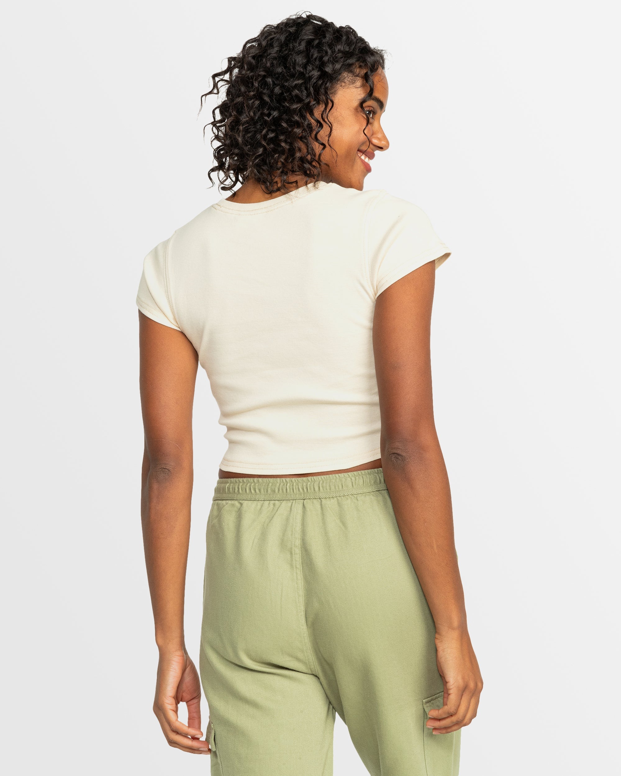 Womens Roxy All Day Crop Top