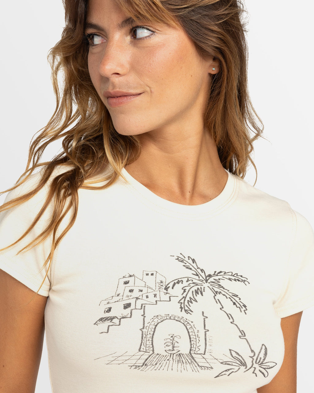 Womens Roxy All Day Crop Top
