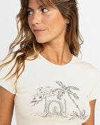 Womens Roxy All Day Crop Top