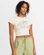 Womens Roxy All Day Crop Top