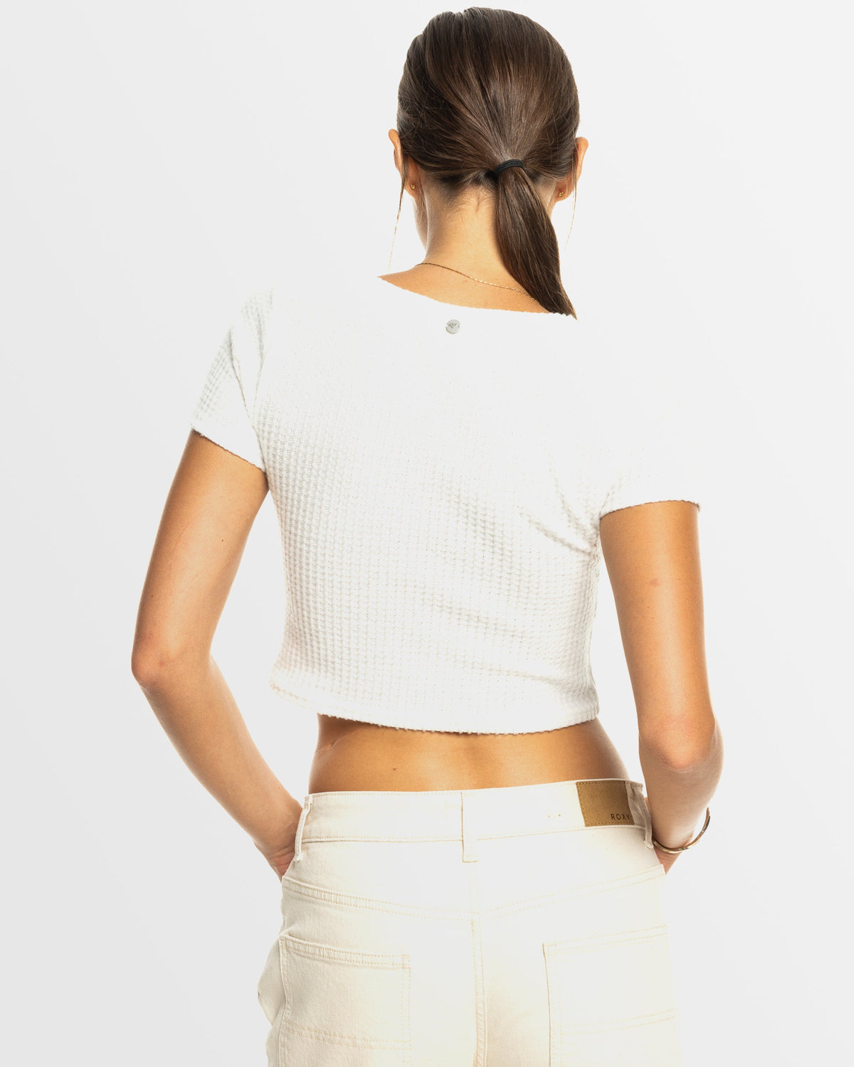 Womens Born With It Crop Top