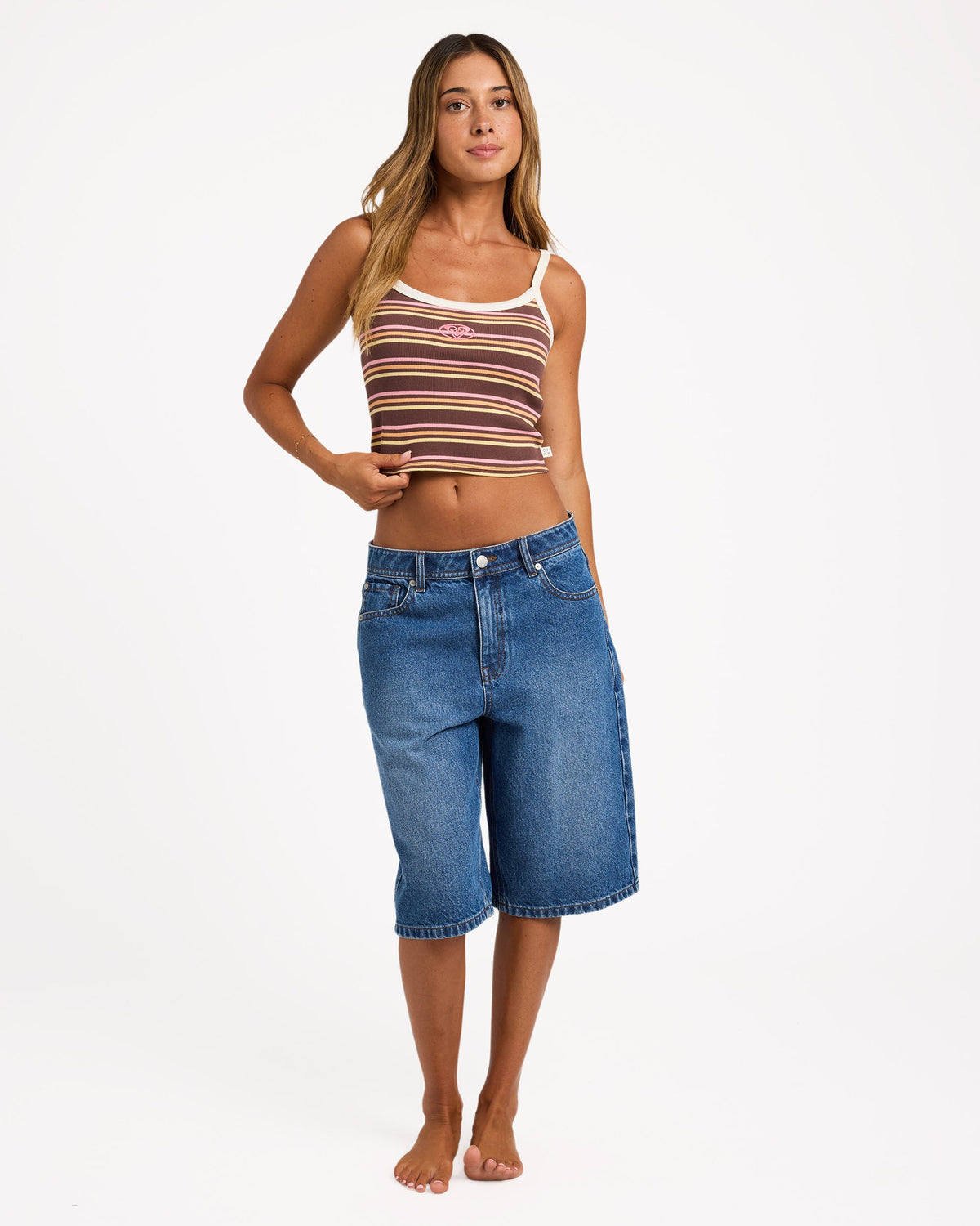 Womens Whatever Forever Cropped Tank Top