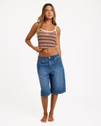 Womens Whatever Forever Cropped Tank Top