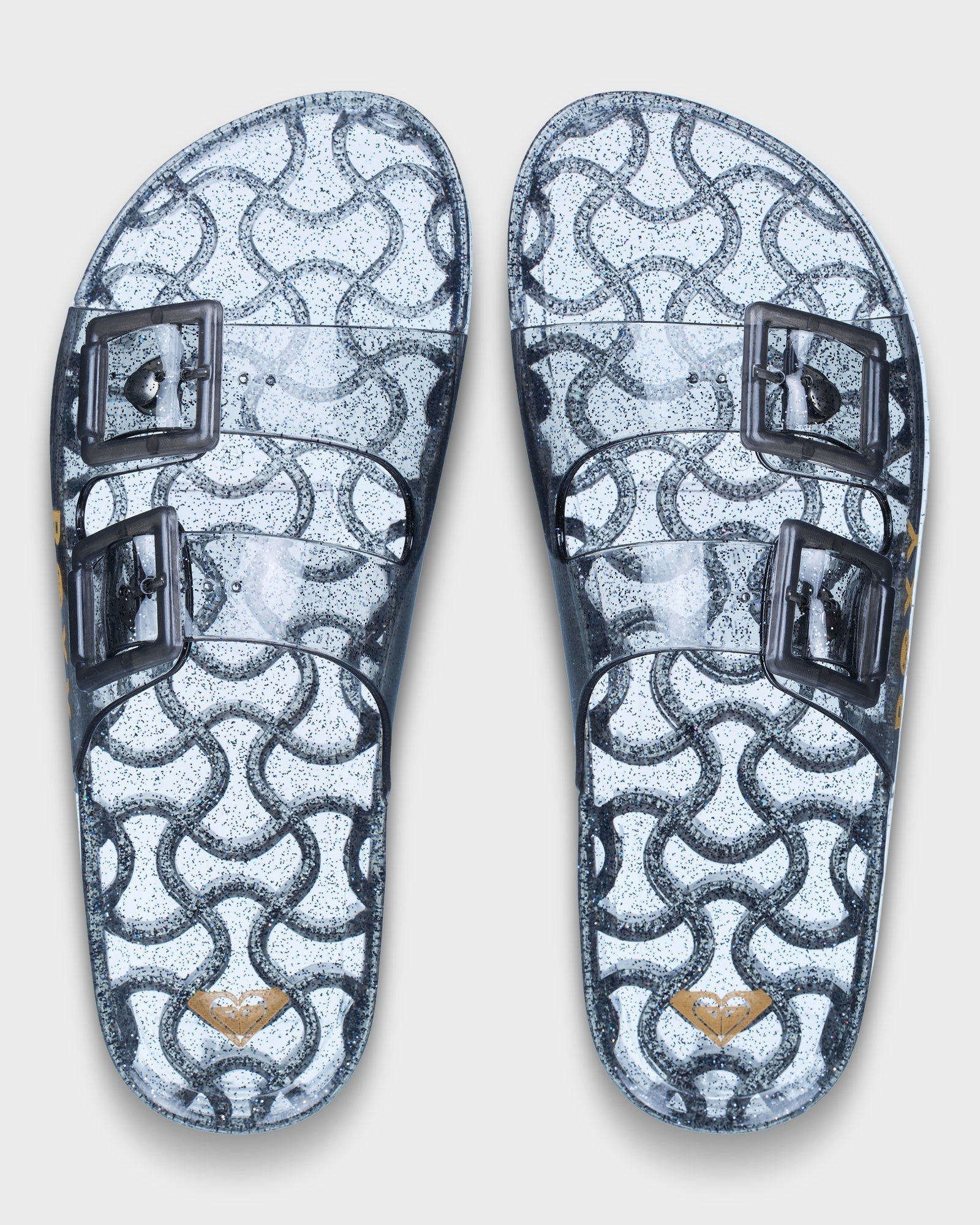 Womens Kattie Glitter Slides