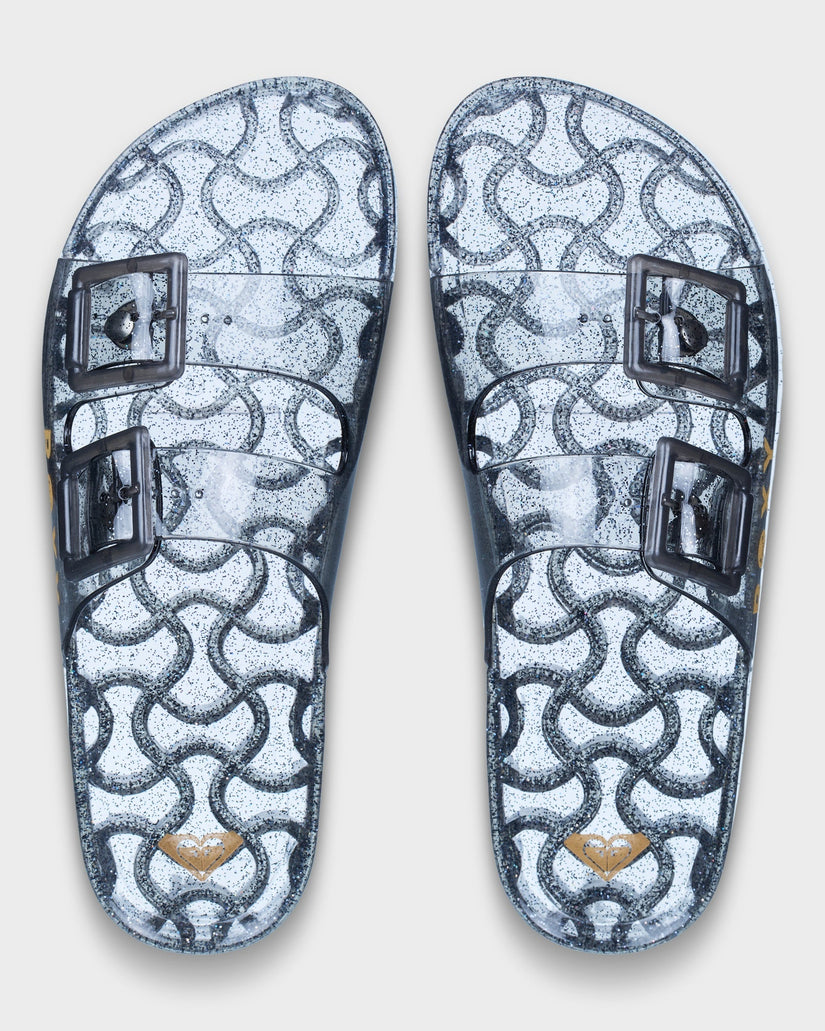 Womens Kattie Glitter Slides