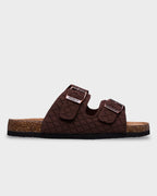 Womens Mannae Buckle Slides
