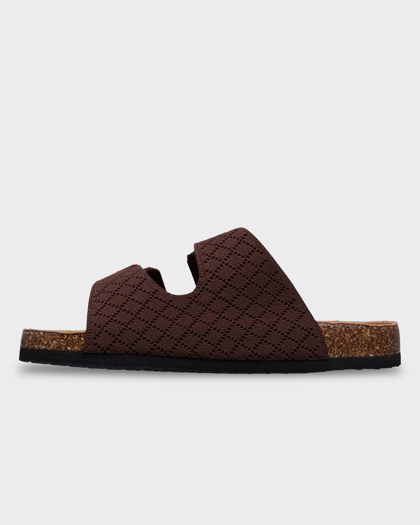 Womens Mannae Buckle Slides