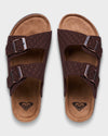 Womens Mannae Buckle Slides
