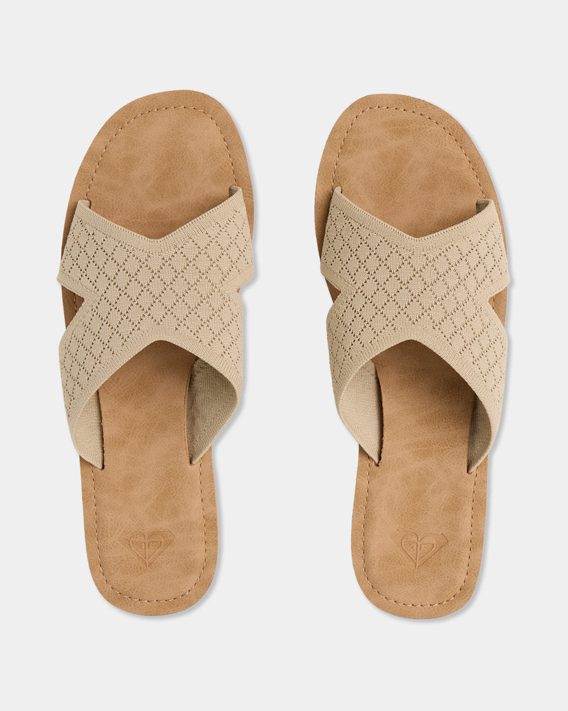 Womens Andreya Crochet Slides