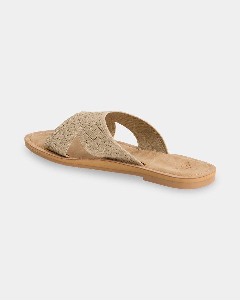 Womens Andreya Crochet Slides