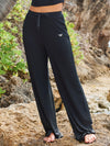 Womens Rise & Vibe Rib Wide Leg Pants