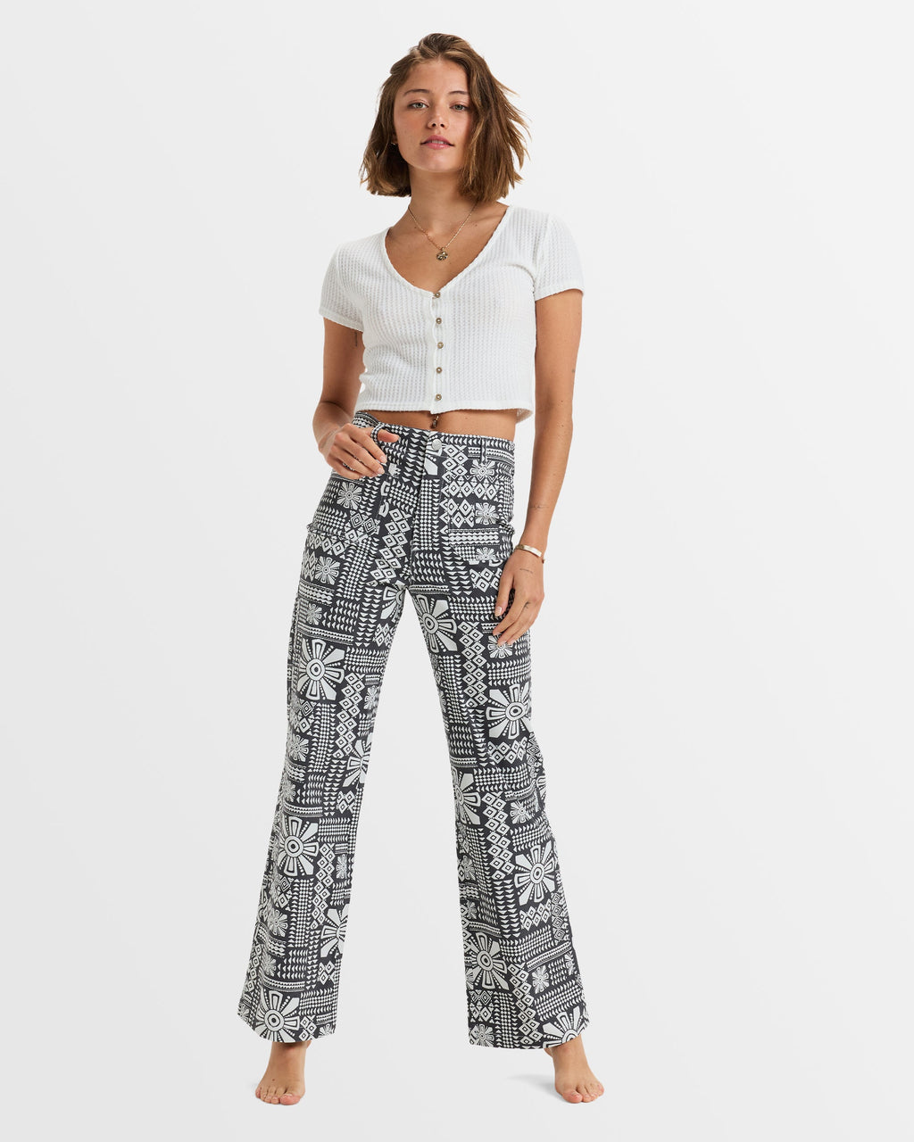 Womens Coastal Cruiser Wide Leg Pants