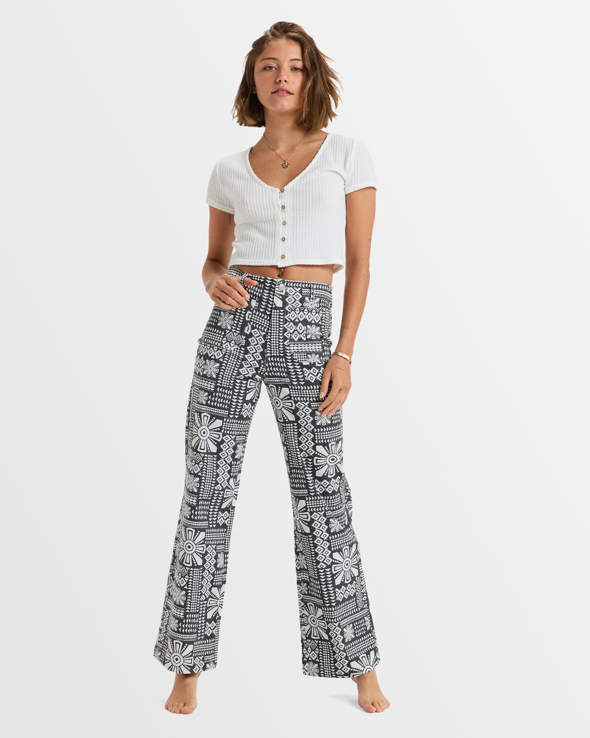 Womens Coastal Cruiser Wide Leg Pants