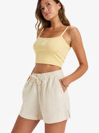Womens Lekeitio Break Mid Elastic Waist Shorts