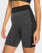 Womens Chill Out Seamless Heart Biker Athletic Shorts