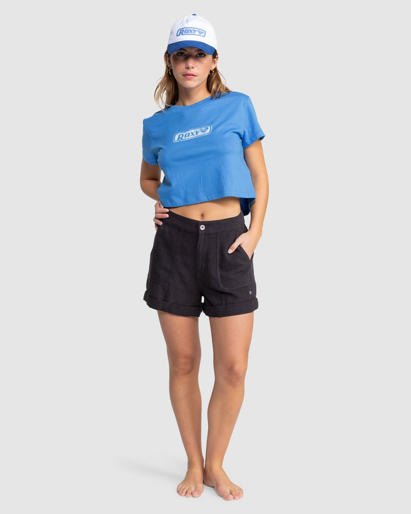 Womens Alta Short Elastic Waist Shorts
