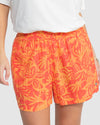 Womens Lekeitio Bay Printed Elastic Waist Shorts