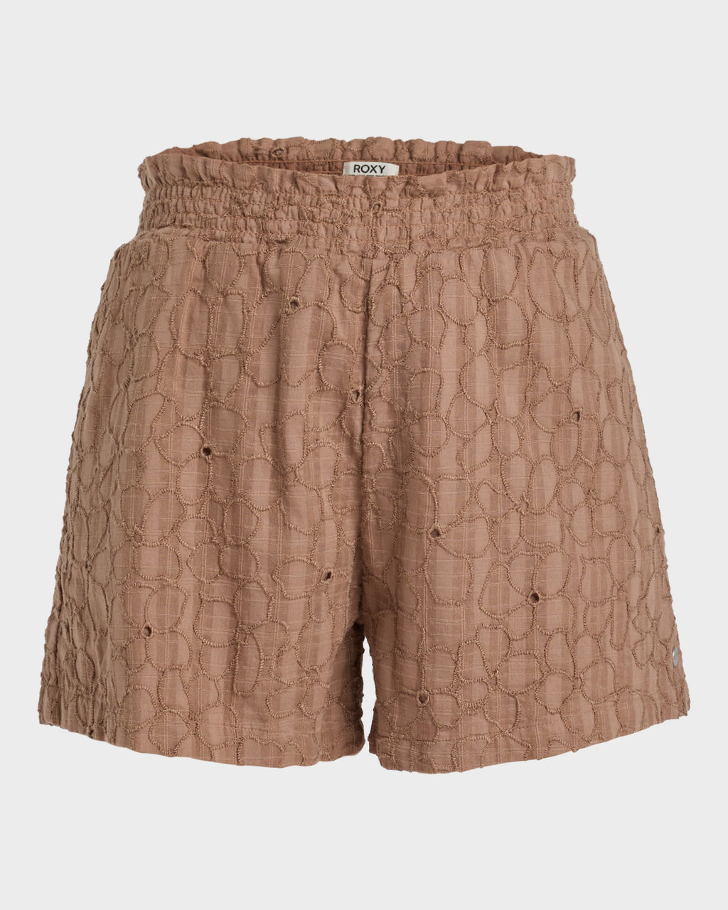 Womens Souvenirs Chaser Elastic Waist Shorts
