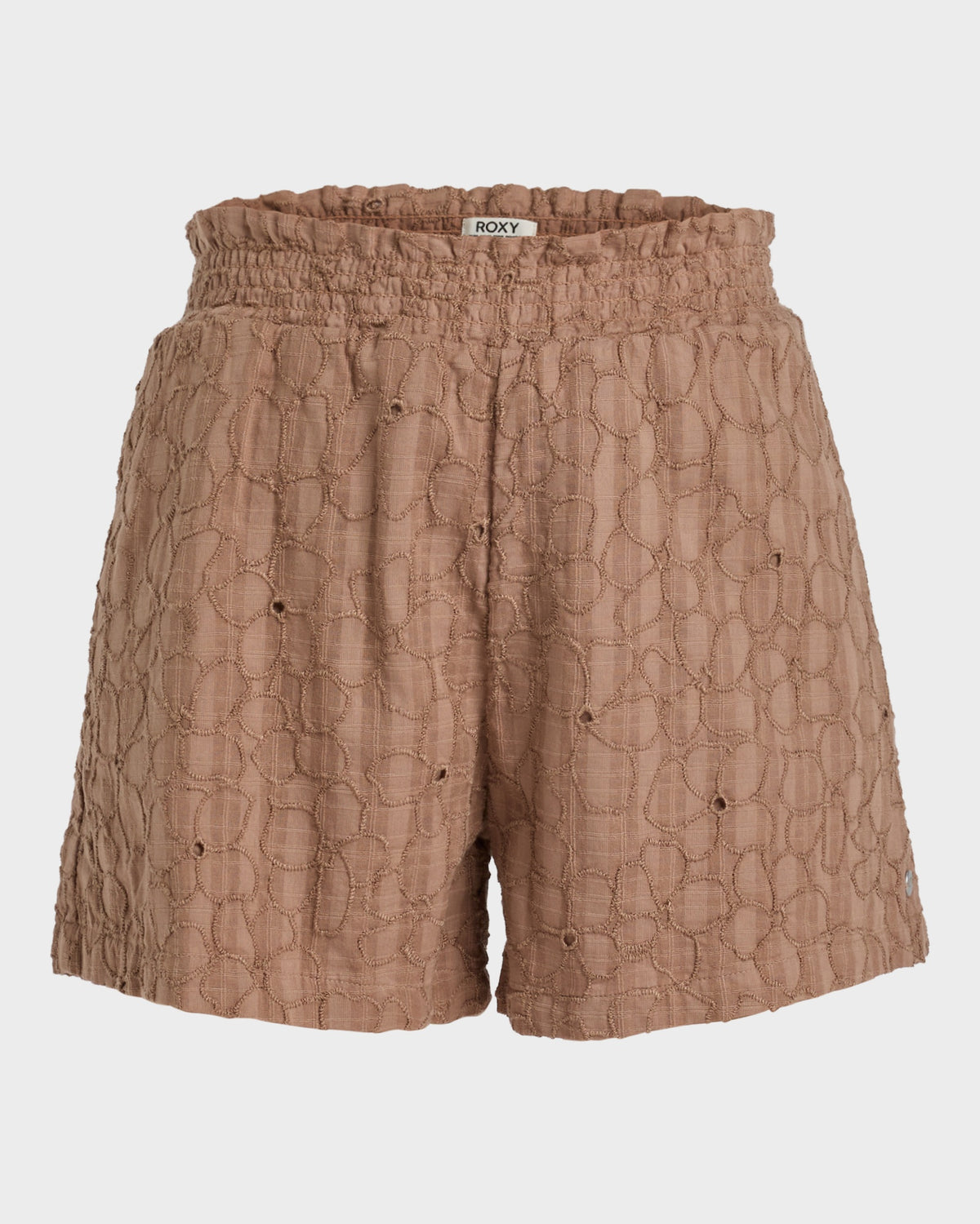 Womens Souvenirs Chaser Elastic Waist Shorts