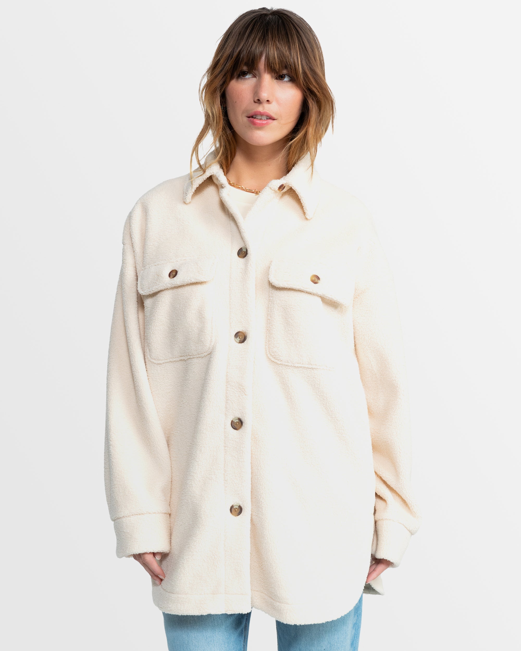 Buy Womens Over And Out II Polar Shacket by Roxy | Amazon Surf NZ