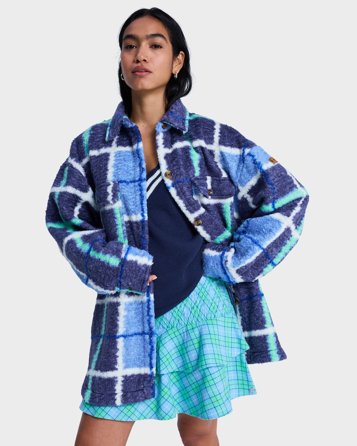 Womens Over And Above Shacket